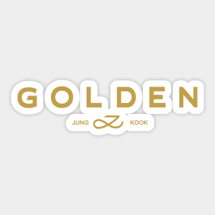 Jung Kook Golden Jungkook BTS Sticker